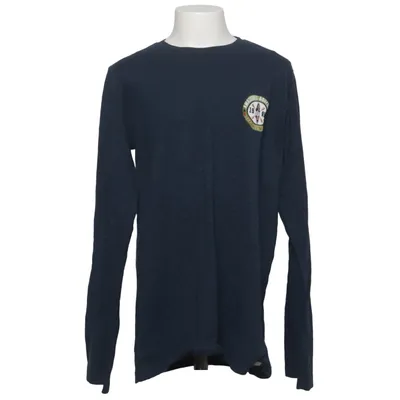 T-shirt à manches longues (Bleu) de Fitz Coton