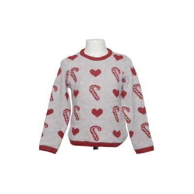 Weihnachtspullover (Grau, Rot, Mehrfarbig) von Lupilu Acryl, Elasthan, Recyceltes Polyester
