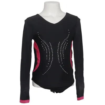 Gymnastikdragt (Sort, Pink) fra Energetics Elastan, Polyamid, Polyester