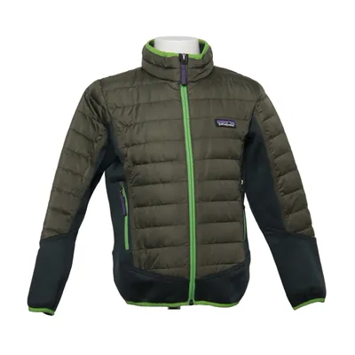 Down jacket (Green, Black) from Patagonia Down, Feather, Polyester