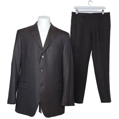 Kostym (Brun) från Ermenegildo Zegna Viskos, Ull