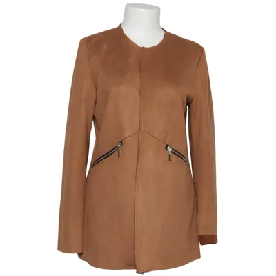 Jacket (Brown) from Colloseum Elastane, Polyester