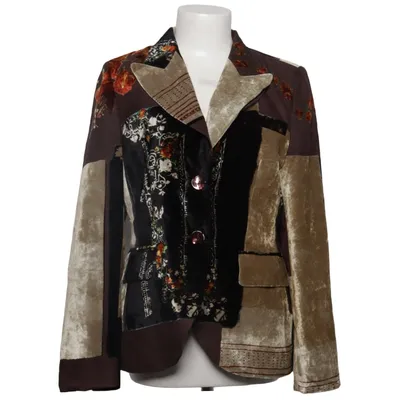 Blazer (Bruin, Zwart, Meerkleurig) van Renzo Polyester, Viscose