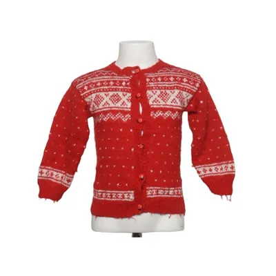 Cardigan (Rød, Hvid) fra Linnea