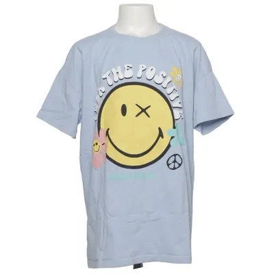 T-shirt (Blauw, Meerkleurig) van Smiley World Katoen
