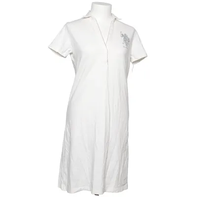 Robe polo (Blanc) de U.S. Polo Assn. Coton, Élasthane