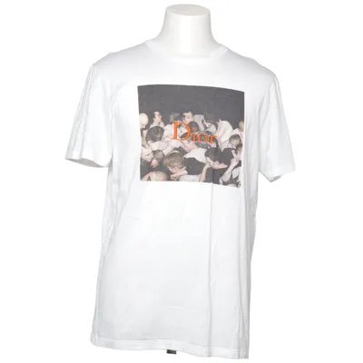 T-shirt (Hvid, Flerfarvet) fra Dior Bomuld