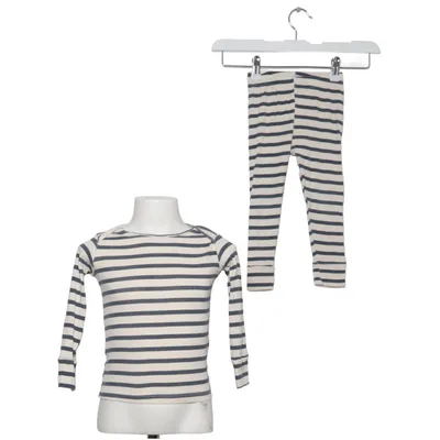 Set (Blauw, Wit) van Hema Katoen, Elastaan
