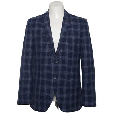 Blazer (Blue, White) from Cobra Linen, Polyester, Viscose