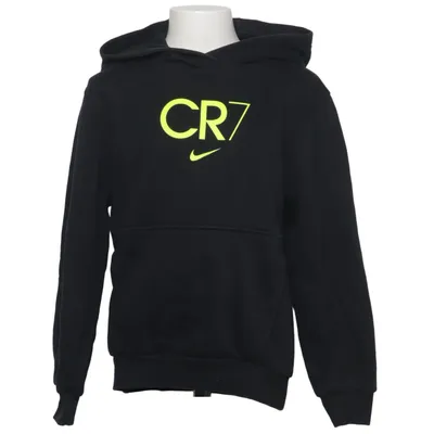 Sweat à capuche (Noir, Jaune) de Nike Coton, Polyester