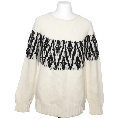 Pull-over (Blanc, Noir) de Jil Sander Laine d'alpaga, Polyamide