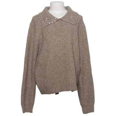 Pull-over (Beige) de Zara Acrylique, Polyester