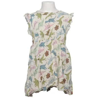 Kjole (Hvid, Flerfarvet) fra Mini Mini Bomuld, Viscose