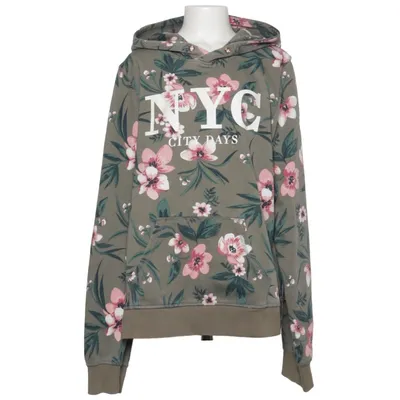 Hoodie (Green, Multicolored) from H&M Kids Cotton, Polyester, Elastane