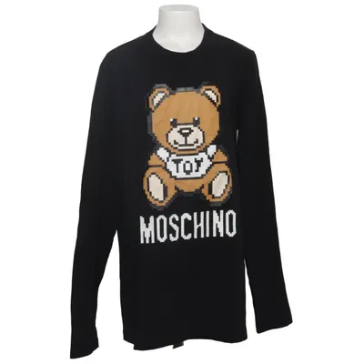 Långärmad t-shirt (Hnk024 Lbb89) från Moschino Teen Bomull, Elastan