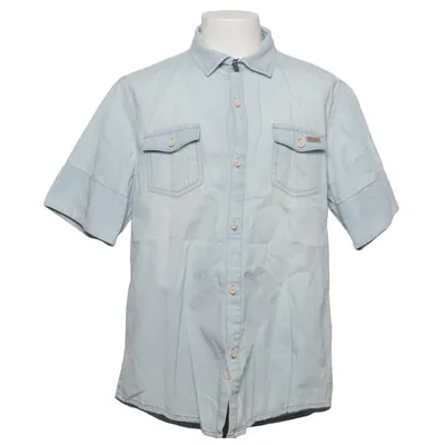 Short sleeve shirt (Blue) from Nukutavake Cotton