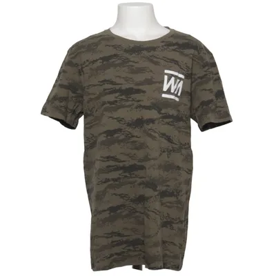 T-shirt (Groen) van Warp Katoen