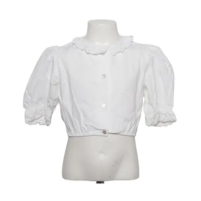 Dirndl blouse (White) from Hammerschmid Cotton