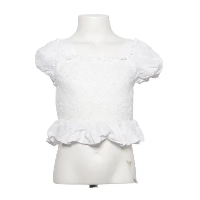 Crop top (Wit) van Mayoral Katoen, Polyamide, Viscose