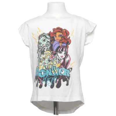 T-shirt (Hvid, Flerfarvet) fra Monster High Bomuld
