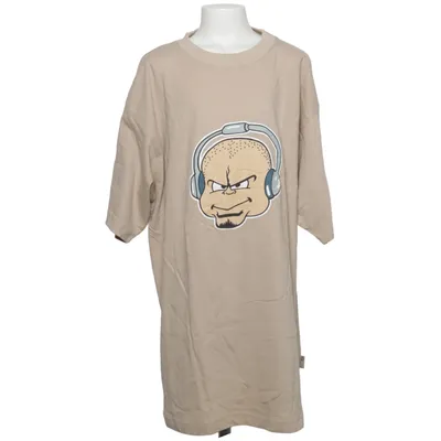 T-shirt (Beige) van Ninety Katoen