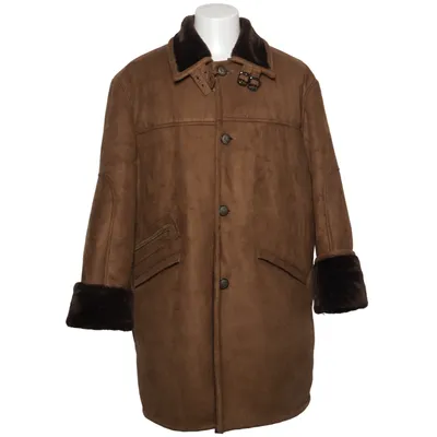 Shearlingjacka (Beige, Brun) från AE High Fashion Bomull, Polyester, Polyuretan