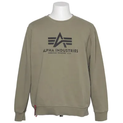 Collegetröja (Beige) från Alpha Industries Bomull, Polyester