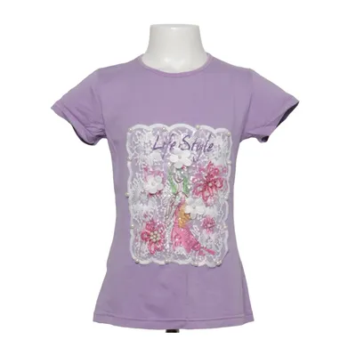 T-shirt (Lila) från Two Ply Bomull