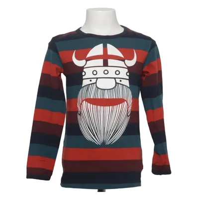 T-shirt à manches longues (Bleu, Rouge, Vert) de Danefae Coton, Élasthane