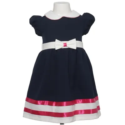 Flower girl dress (Blue, White, Pink) from Bonnie Jean Polyester