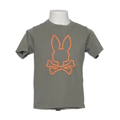T-shirt (Gris, Orange) de Psycho Bunny Coton