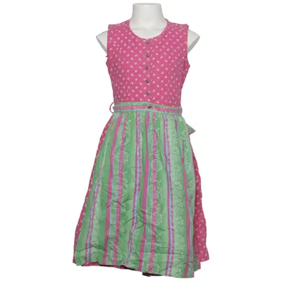 Dirndl (Pink, Grün, Mehrfarbig) von Birkhahn Mode Baumwolle, Polyester