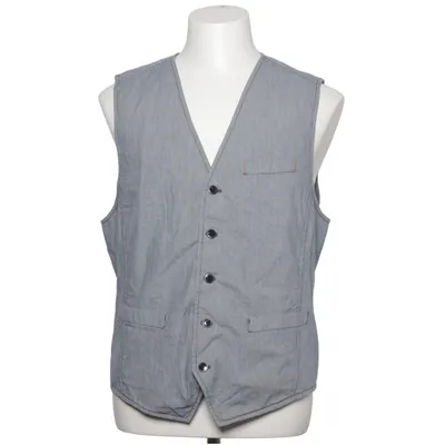 Suit vest (Gray) from Jean Carriére Cotton, Elastane, Polyester