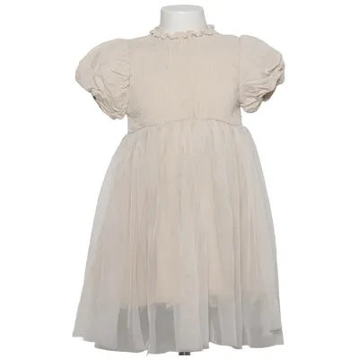 Klänning (Beige) från Donsje Bomull, Linne, Polyester, Silke