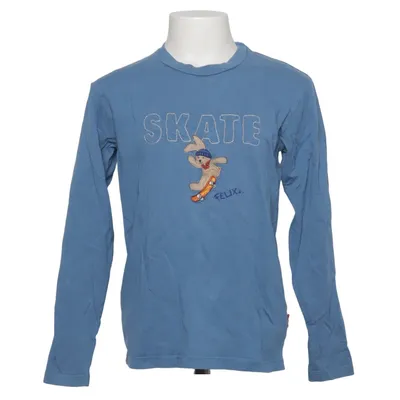 Langærmet t-shirt (Blå) fra Felix Bomuld