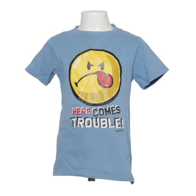 T-shirt (Blå, Flerfarvet) fra Smiley World Bomuld