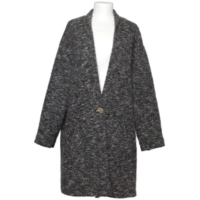 Frakke (Grå, Sort, Hvid) fra Isabel Marant Étoile Bomuld, Polyamid, Viscose, Uld
