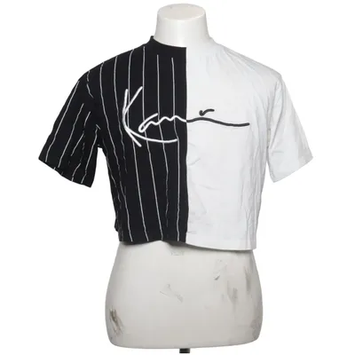 Crop top (Black, White) from Karl Kani Cotton