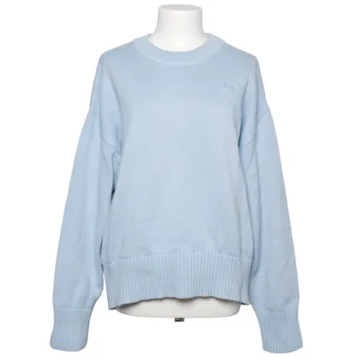 Sweater (Blue) from AMI Cotton, Merino wool