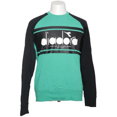 Sweatshirt (Green, Black) from Diadora Cotton