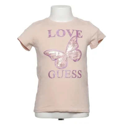 T-shirt (Rose) de Guess Kids Coton, Élasthane