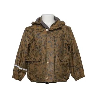 Regnjakke (Brun) fra Mikk-line Polyurethan, Genanvendt polyester