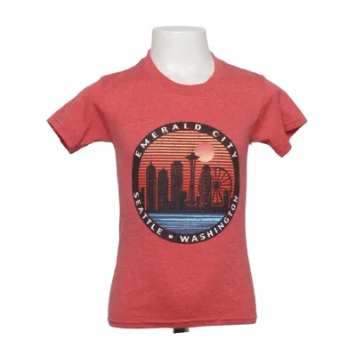 T-shirt (Rouge) de Delta Pro Weight Coton, Polyester