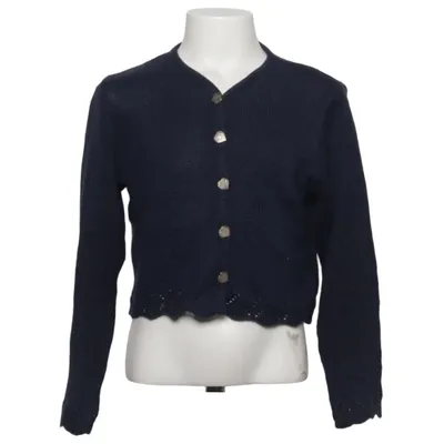 Strickjacke (Blau) von Turi Landhaus Acryl, Baumwolle