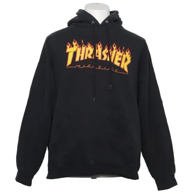 Kapuzenpullover (Schwarz) von Thrasher Baumwolle, Polyester