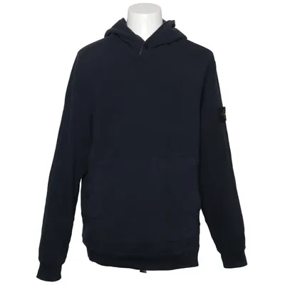 Hoodie (Blue) from Stone Island Cotton, Elastane