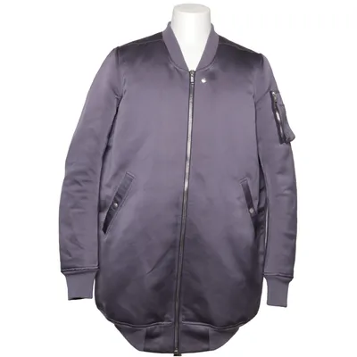 Bomber jacket (Purple) from Rick Owens Cotton, Polyester, Wool