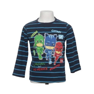 T-shirt à manches longues (Bleu, Multicolore) de PJ Masks Coton