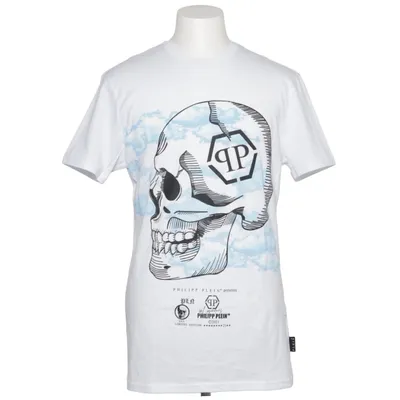 T-shirt (Vit, Blå, Svart) från Philipp Plein Homme Bomull