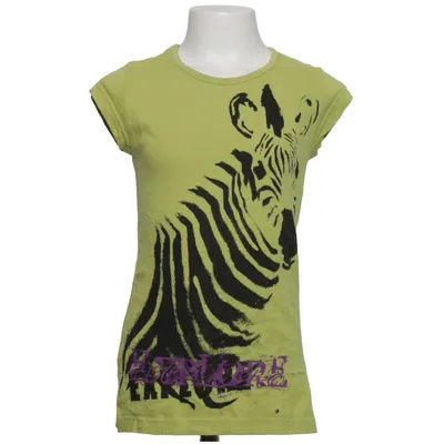 T-shirt (Grün, Schwarz, Lila) von One by One Baumwolle